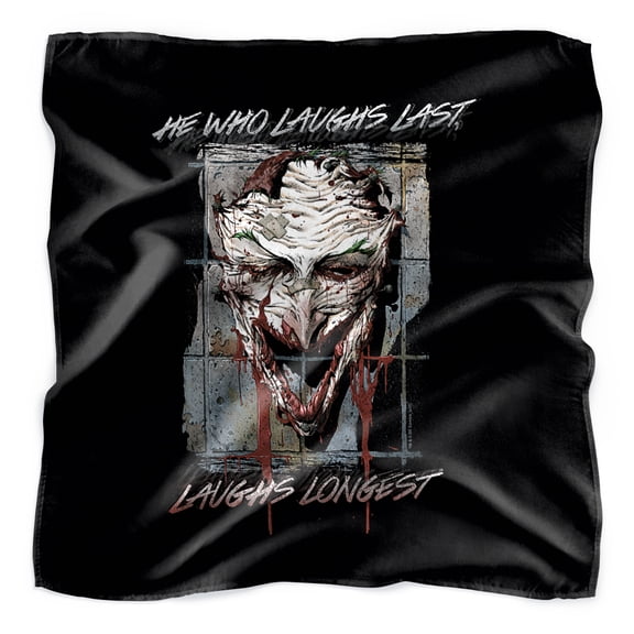 Batman Joker Just For Laughs Bandana (21 in x 21 in)