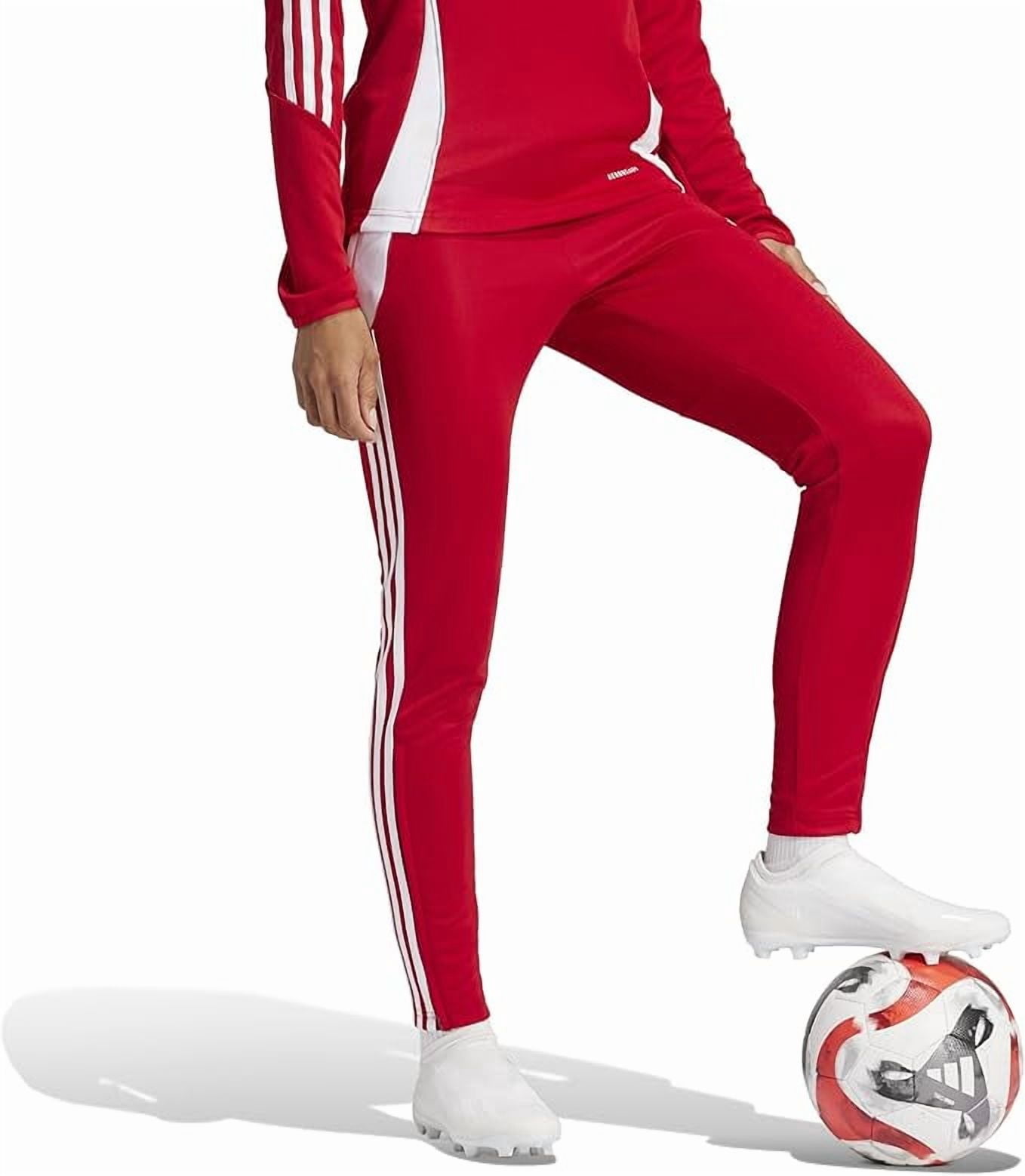adidas Women's Tiro 24 Training Pants, Team Power Red/White, Large