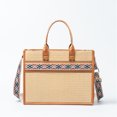 thumbnail image 1 of Bolso Hobo de paja para mujer con bolso tejido con asa corta para niñas (estilo tres), 1 of 6