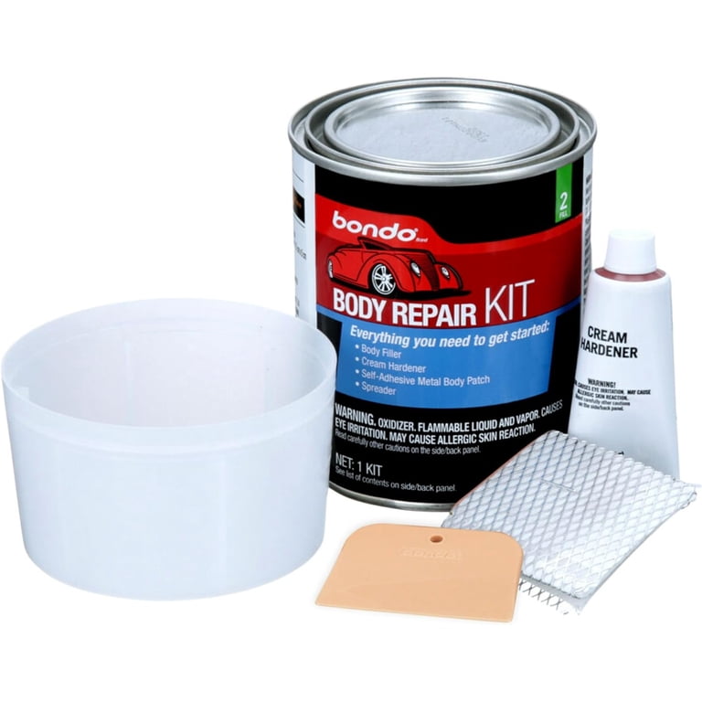 Bondo Glass Bondo Body Repair Kit With Ready Mix Pouches - Fixes Holes ...