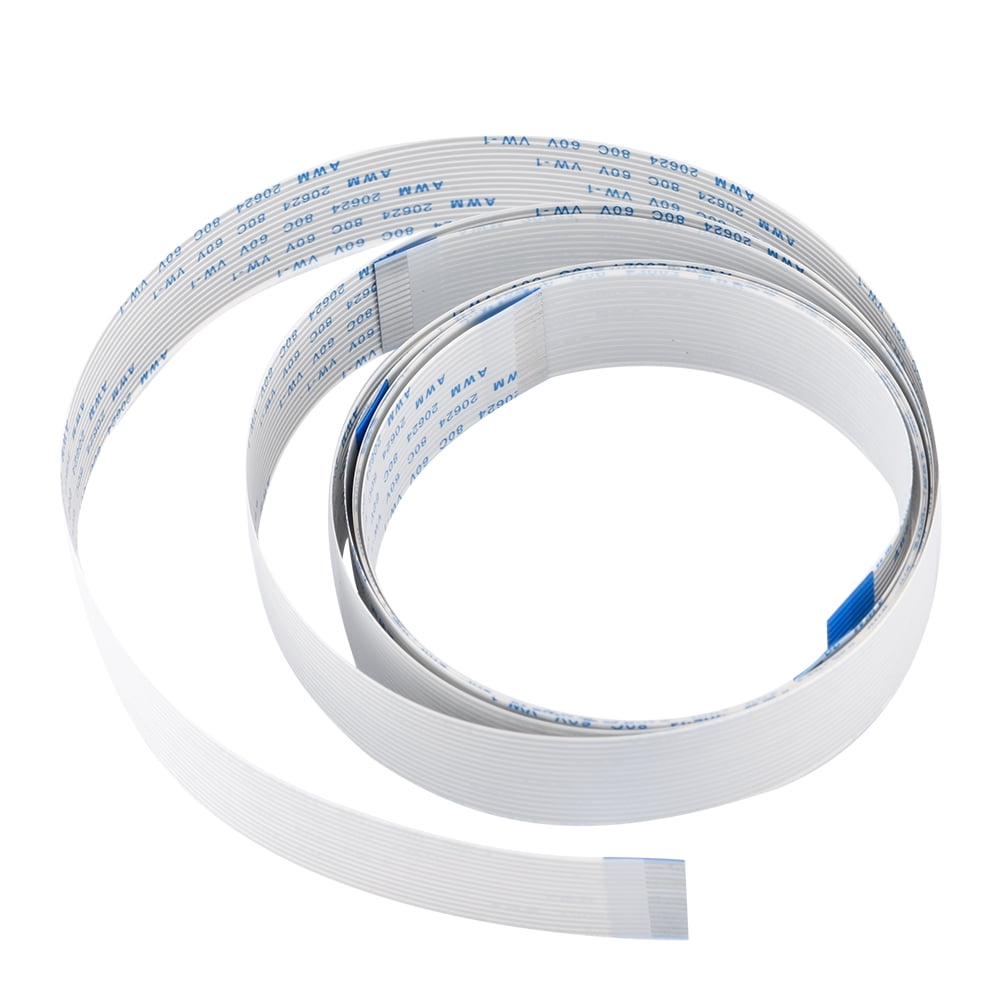 Tebru FFC Cable, FFC Ribbon Cable,3pcs/set 15 Pin 30cm 50cm 100cm FFC