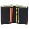 thumbnail image 2 of Slim Minimalist Wallets For Men & Women - Genuine Leather Credit Card Holder Front Pocket RFID Blocking Wallet, 2 of 8