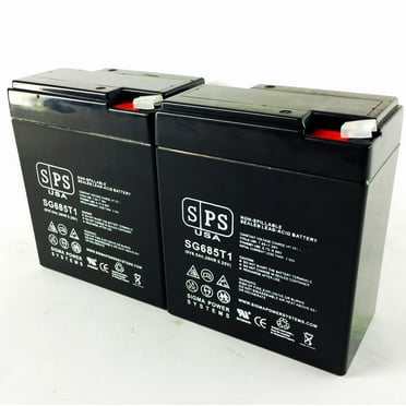 SPS Brand 6V 8.5Ah Replacement Battery (SG0685T1) for SureLites 26000105 (2 pack)