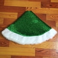 thumbnail image 6 of hengzirui tree skirt Green Christmas Tree Skirt Holiday Tree Ornaments Decoration Xmas Tree Mat Cover Home Party Decor (80cm), 6 of 8