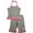 grey/pink, variant on Mish Baby  Infant Girls' 2-Piece Capri Set Stylish & Comfy Perfect for Everyday & Playdates