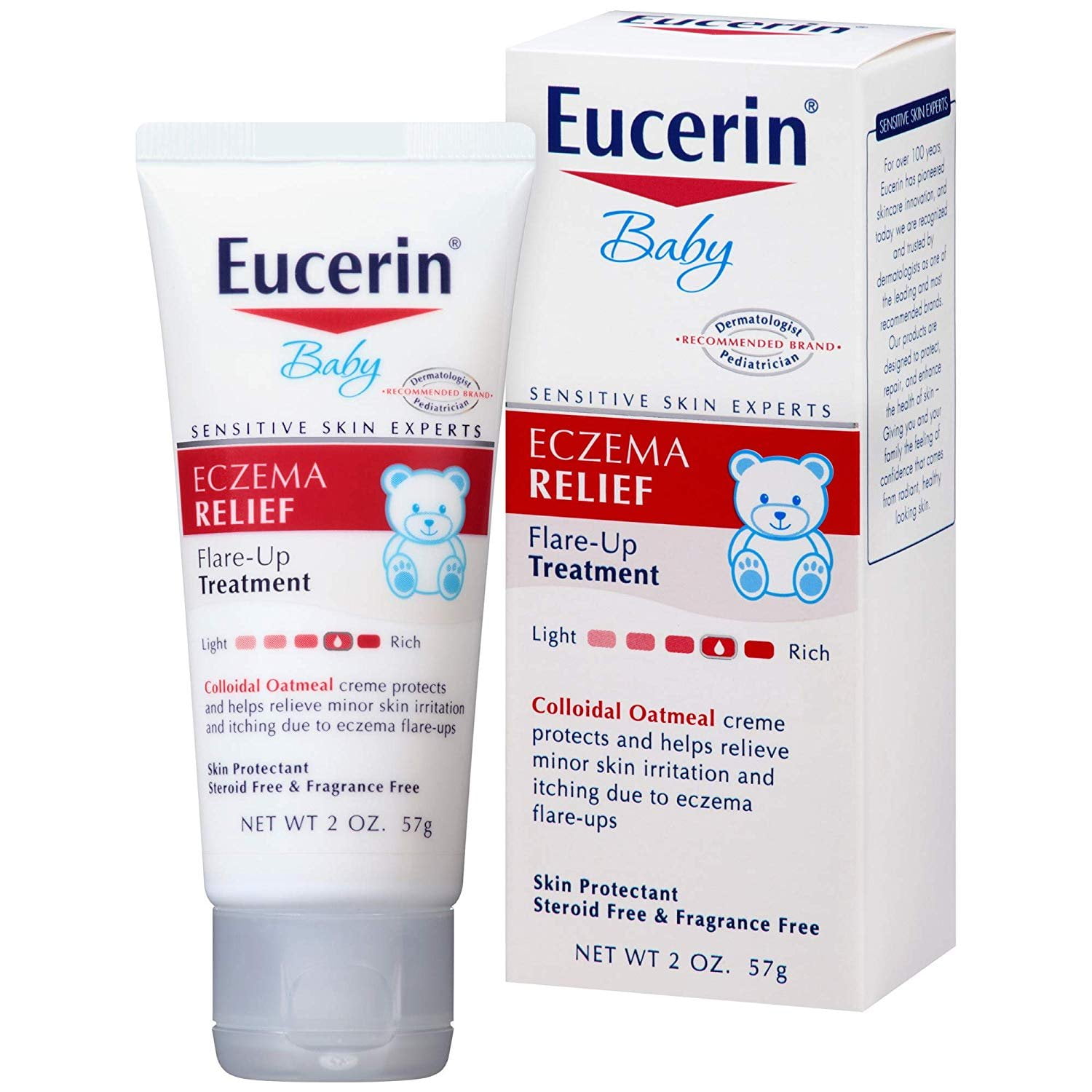 onder Netelig Perforeren Eucerin Baby Eczema Relief Flare-Up TreatMent 2 Ounce - Walmart.com