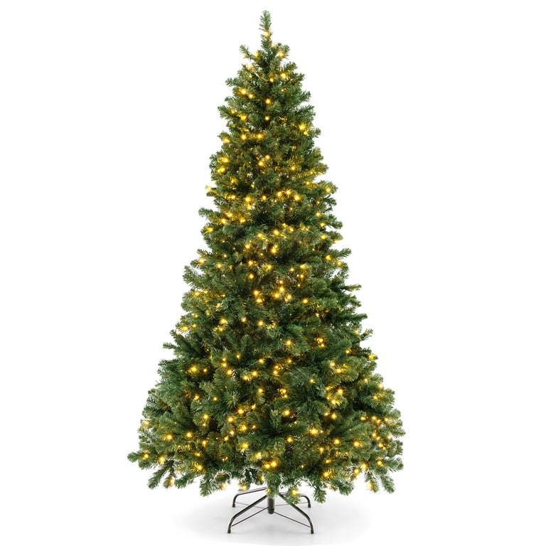 Costway 6 FT Artificial Xmas Tree with 821 PVC Branch Tips 560