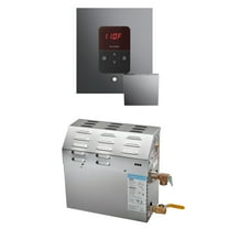 Mr Steam MS 15kW (15000W) Steam Shower Generator Package w/square iTempo Control in Brilliant Black