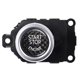 thumbnail image 5 of rta de botón pulsador de motor de arranque y parada de fibra de carbono Baoblaze Etiqueta engomada de la tapa de parada de arranque del motor, 5 of 8