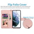 thumbnail image 4 of Galaxy S22+ 6.6" Case, Galaxy S22+ 6.6" Wallet Case, Galaxy S22+ 6.6" Leather Case, Tekcoo PU Leather Folio Flip Cover Magnetic Closure TPU Shockproof Protective Case Kickstand Strap -Rose Gold, 4 of 11