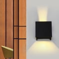 thumbnail image 4 of Lámpara de pared led para exterior, cuadrada, impermeable, para escaleras, para sala de estar, dormitorio, 4 of 5