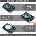 thumbnail image 3 of High Precision Digital Kitchen Scale Tempered Glass Food Scale Multifunction Scale Small Kitchen Appliances Snowflake and Feather Pattern, 3 of 7
