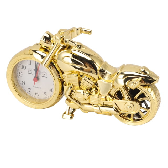 Reloj despertador de motocicleta de simulación, reloj despertador de motocicleta Reloj despertador de motocicleta ingenioso Reloj despertador de motocicleta resistente y resistente Jadeshay A