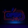 thumbnail image 5 of Handmadetneonsign Open 24h Neon Sign, Open Store Neon Wall Art Decor, Open Signs for Business Wall Decor, 5 of 5