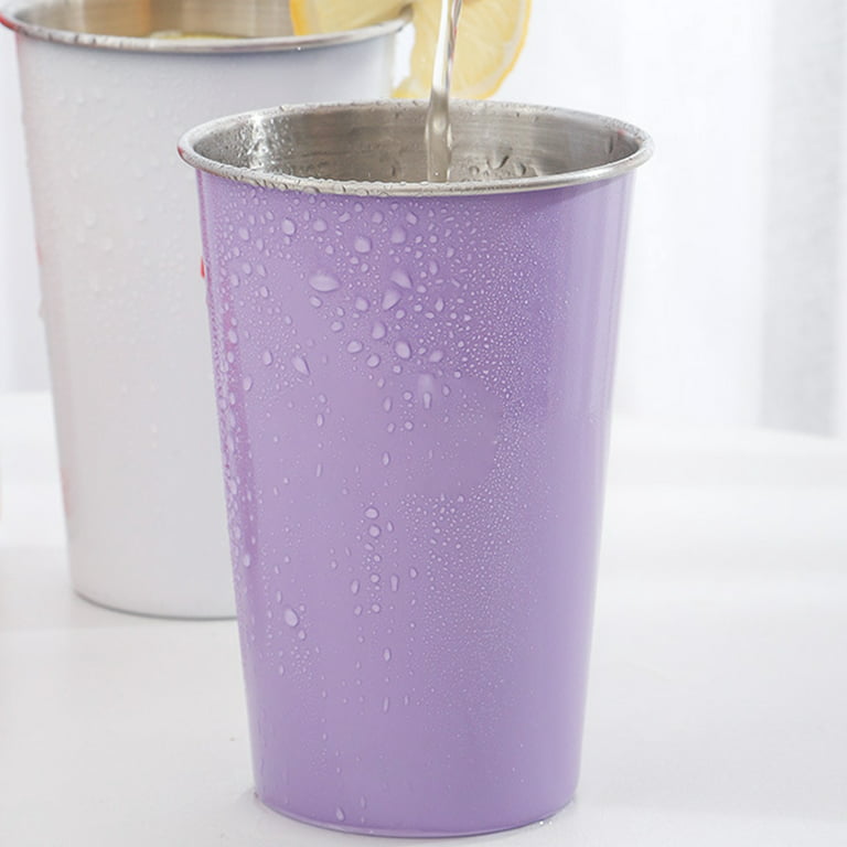 Vinglace 14oz Pastel Purple Tumbler Stainless Steel Insulated Sea Glass