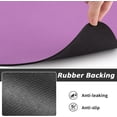 thumbnail image 4 of Pet Feeding Mat - Purple 12"x 19" | Absorbent Dog Mat for Food and Water, No Stains Cat Bowl Mat, Easy to Clean Pet Placemats, Quick Dry Dog Water Dispenser Mat for Messy Drinkers, 4 of 5