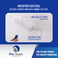 thumbnail image 4 of Pro Grade Paint Roller Kit, Brush & Roller,10 Piece Set, Wall Painting Naps for Professionals & Homeowners - All Paints & Stains, Washable, Reusable, Easy to Clean, Superior Absorbency., 4 of 7