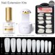 thumbnail image 1 of BORN PRETTY Nail Tips and Glue Gel Kit 8 In 1 Nail Gel with 100Pcs False Nails UV Lamp Fast Nail Extension Kits Acrylic Nail Kit Gong Bohan LED, 1 of 2