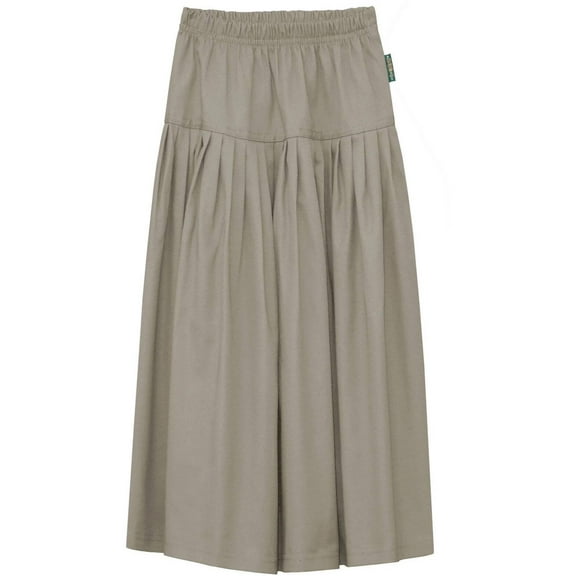 Girl's Original BIZ Style Long Cotton Twill Skirt