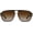 Brown Tortoise/Gradient Brown, variant on Retro Square Aviator Sunglasses for Women Men, 80s 90s  Trendy Polarized Aviators SJ2692