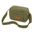 thumbnail image 1 of Bolso bandolera pequeño de moda con compartimentos dobles y cremallera, 1 of 5