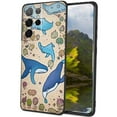 thumbnail image 1 of Compatible with Samsung Galaxy S23 Ultra Phone Case, Whale-111-7-3 Case Men Women, Flexible Silicone Shockproof Case for Samsung Galaxy S23 Ultra, 1 of 1