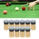 thumbnail image 5 of 10 piezas Snooker / Puntas de piscina Tornillo en tipo herramienta Varios tamaños Virolas Diámetro Diámetro 13 mm Cola consejos para tacos de billar, 5 of 8