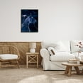 thumbnail image 2 of Stupell Industries Horse Face in Lighting Storm Nature Painting Black Framed Art Print Wall Art, 24 x 30, 2 of 8