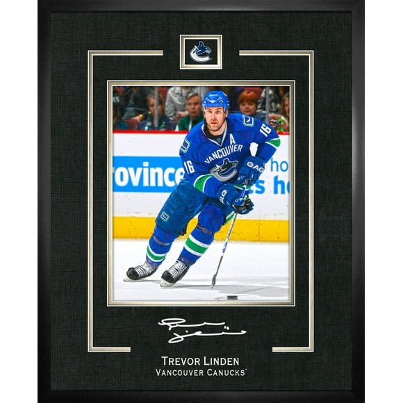 Trevor Linden 16x20 Replica Signature Frame Canucks