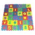 thumbnail image 1 of Rompecabezas de letras y números, juego de almohadilla para niños, alfombra suave para jugar al suelo, juguetes, 36 Uds. JShteea El nuevo, 1 of 6