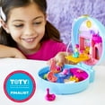 thumbnail image 3 of Polly Pocket Dolphin Beach Compact Playset with 2 Micro Dolls & Accessories, Travel Toys, 3 of 8