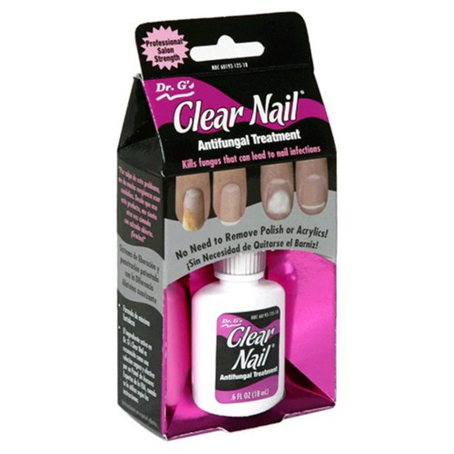 Dr. G's Clear Nail Antifungal Treatment, 0.5Ounce Bottles (Pack of 2