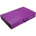 thumbnail image 3 of Polar Aurora 4'x10'x2' Thick Folding Gymnastics Exercise Mat Aerobics Stretching Yoga Mats(Purple), 3 of 7