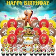 Cookie Run Kingdom Party Supplies - Complete Birthday Decor Set with Backdrop, Balloons, Cake Topper & More | Unforgettable Party Experience for Birthdays