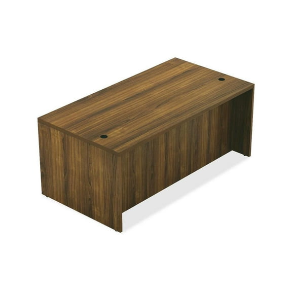 Lorell Top 1-1/2" Desk 30"x60"x30" Walnut 34305
