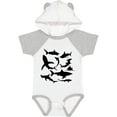 thumbnail image 3 of Inktastic School of Sharks Boys or Girls Baby Bodysuit, 3 of 5