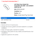 thumbnail image 2 of Left Valve Cover Gasket Set - Compatible with 2009 - 2013 INFINITI FX50 5.0L V8 2010 2011 2012, 2 of 2