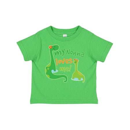 

Inktastic My Nonna Loves Me Grandson Gift Toddler Boy Girl T-Shirt