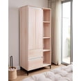 thumbnail image 1 of Closet Ropero, Armario Moderno con Puertas y Cajones, Mueble Organizador para Dormitorio, Diseño Minimalista y Duradero., 1 of 5