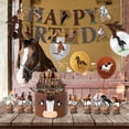 thumbnail image 2 of Juego de Fiesta con Temática de Caballos Decoraciones para Fiestas Inserto para Pastel Juego de Globos, 2 of 4