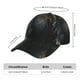 thumbnail image 2 of Fotbe Black And Gold White Horse Gorro Clásico de Béisbol, Gorra Ajustable con Broche Snapback, Gorro de Exterior de Algodón Suave, 2 of 6