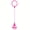 Bouncing ball-pink, variant on Jump Rope with Ankle Weights - Fun Exercise, Coordination, Balance, Indoor & Outdoor Play, Fitness & Relaxation, ABS Material, Indoor Outdoor Play|Playful Exercise Gear|Durable Jump Rope