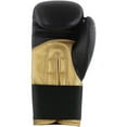 thumbnail image 5 of Adidas Boxing and Kickboxing Gloves - Hybrid 100 - for Men and Women - for Punching, Fitness and Heavy Bags - Black/Gold, 12oz, 5 of 7