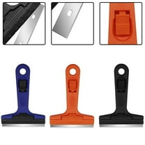 1Pc Cleaning Scraper Home Tiles Floor Scraper Portable Cleaning Shovel Cutter For Glass Floor Tiles Scraper Black/Blue/Orange Black Fangkenuo