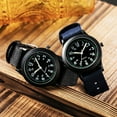 thumbnail image 3 of UDIYO Mens Watch,Round Dial Nylon Band Quartz Wrist Watch,Watch for Men, 3 of 9