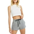 thumbnail image 2 of LYCY Womens Short Pajama Set, Soft Sleep Shorts Lightweight Lounge Pj Bottoms,(Pink/Light Gray mel,S), 2 of 5