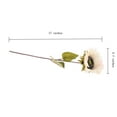 thumbnail image 3 of 12 Pcs Artificial Fake Sunflowers with Long Stems for Outdoor, 18" Silk Faux Plants Sunflowers Bulk for Outdoors Planters, Home Living Room Office Garden Wedding Party Decorations (Gold), 3 of 7