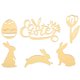 thumbnail image 1 of 6pcs Cartoon Cake Toppers Easter-themed Decorative Cupcake Topper Cake Decoration, 1 of 2
