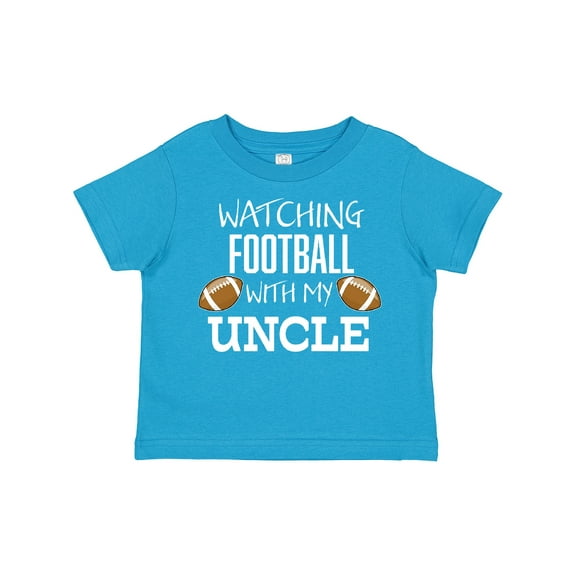 Inktastic Watching Football with My Uncle Boys or Girls Toddler T-Shirt