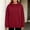 Wine, variant on Vrorvz Full Zip Sweatshirt for Women Hoodies Long Sleeve Shirt Oversized Casual Fashion Jacket with Pocket